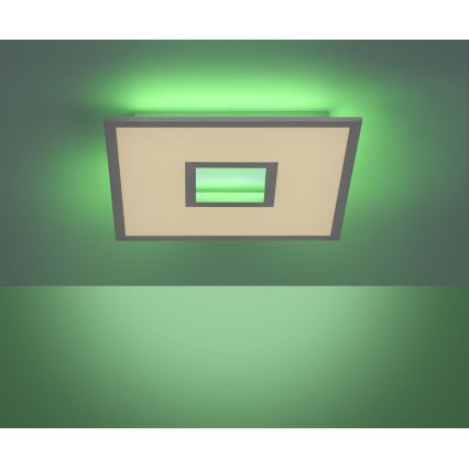 Leuchten Direkt 11645-16 - LED RGB himmennettävä kattovalaisin RECESS LED/22,5W/230V + LED/5W + kaukosäädin