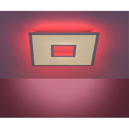 Leuchten Direkt 11645-16 - LED RGB himmennettävä kattovalaisin RECESS LED/22,5W/230V + LED/5W + kaukosäädin