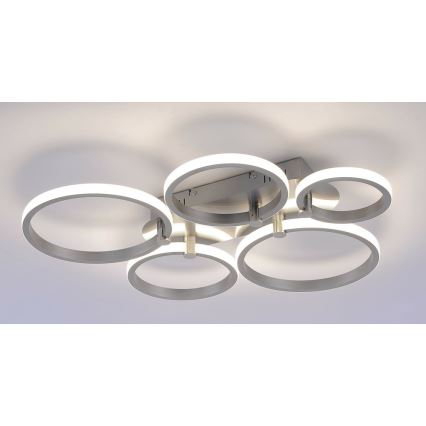 Leuchten Direkt 12112-55 - LED-pinta-asennettava kattovalaisin JOHANNA 2xLED/11,5W/230V+2xLED/9W+LED/7W