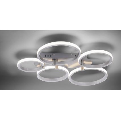 Leuchten Direkt 12112-55 - LED-pinta-asennettava kattovalaisin JOHANNA 2xLED/11,5W/230V+2xLED/9W+LED/7W