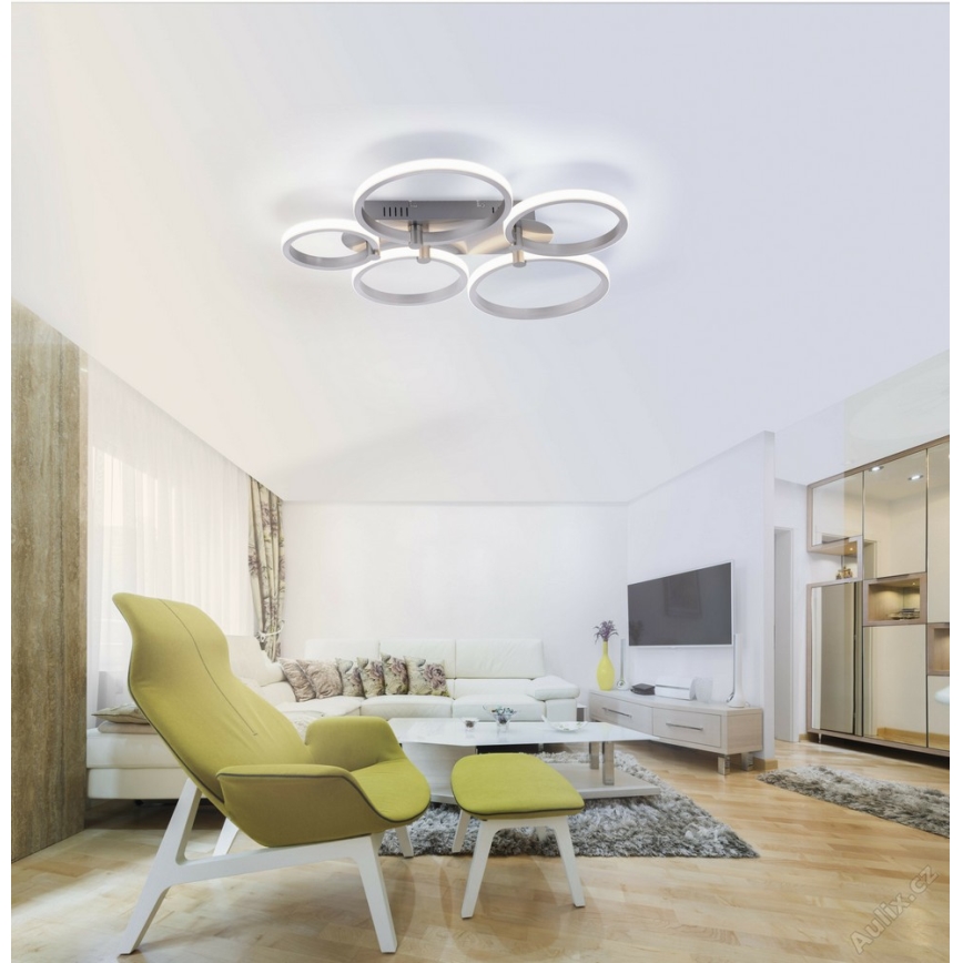 Leuchten Direkt 12112-55 - LED-pinta-asennettava kattovalaisin JOHANNA 2xLED/11,5W/230V+2xLED/9W+LED/7W