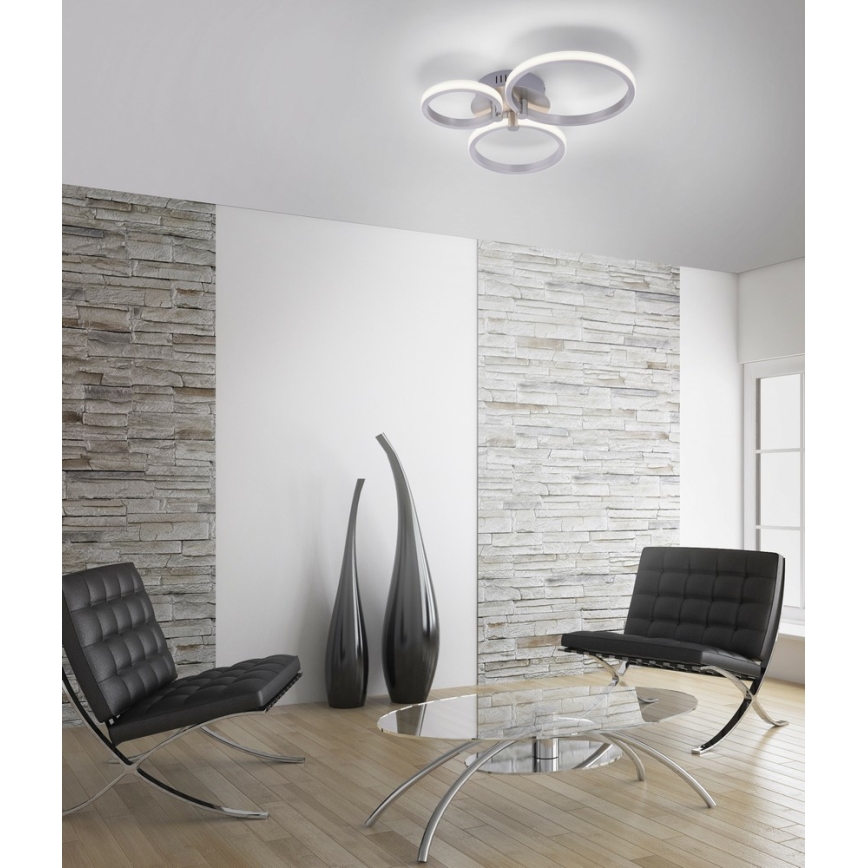 Leuchten Direkt 12110-55 - Pinta-asennettava LED-kattokruunu JOHANNA LED/4,5W/230V+LED/6W+LED/7,5W