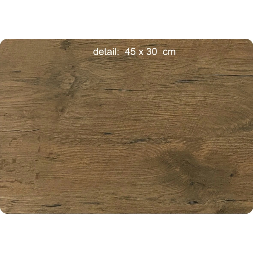 Li-Go 4457/A/4 - LED-himmennettävä seinäkoriste LED/10W/5V 30000 mAh 120x60 cm tammi/maailmankartta