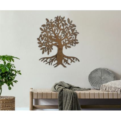 Li-Go 5732/DUB/S2 - himmennettävä LED-seinäkoriste LED/10W/5V 20000 mAh 68x80 cm tammi