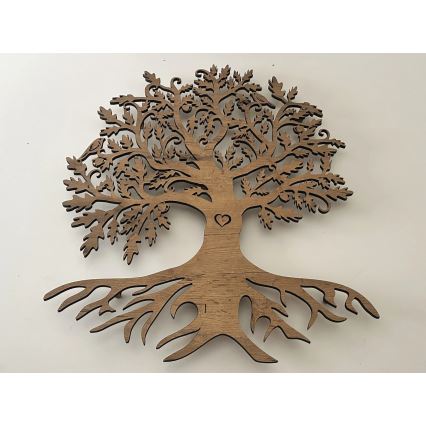 Li-Go 5732/DUB/S2 - himmennettävä LED-seinäkoriste LED/10W/5V 20000 mAh 68x80 cm tammi