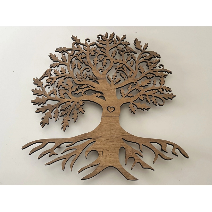 Li-Go 5732/DUB/S2 - himmennettävä LED-seinäkoriste LED/10W/5V 20000 mAh 68x80 cm tammi