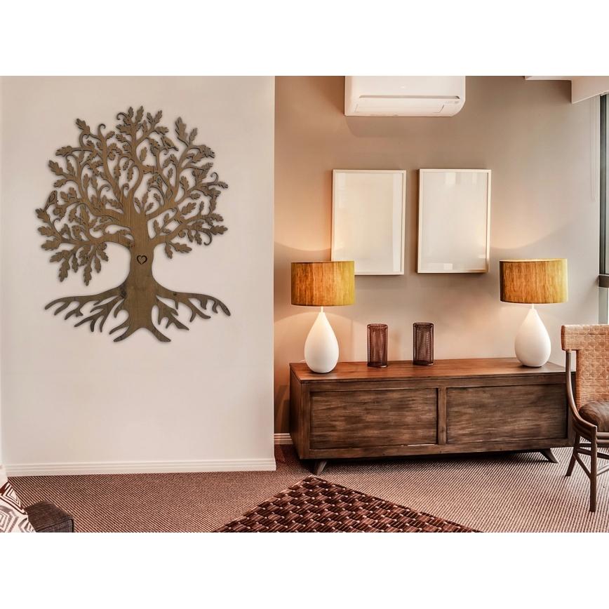 Li-Go 5742/DUB2 - himmennettävä LED-seinäkoriste LED/10W/230V 90x110 cm tammi