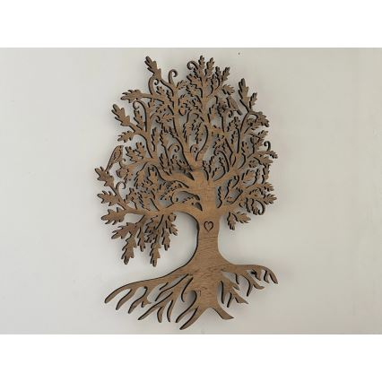 Li-Go 5742/DUB2 - himmennettävä LED-seinäkoriste LED/10W/230V 90x110 cm tammi