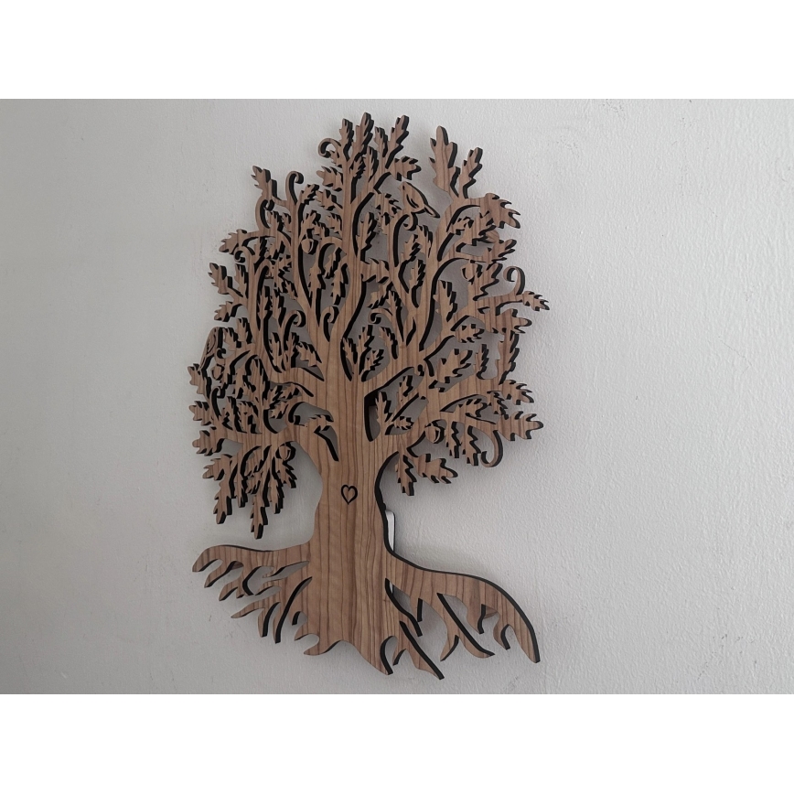 Li-Go 5747/DUB2 - LED Himmennettävä seinäkoriste LED/10W/230V 45x55 cm tammi