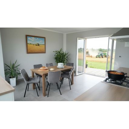 Laajennettava ruokapöytä LIAM tammi