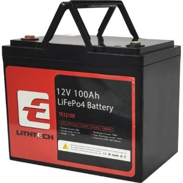 LiFePO4-akku 12,8 V / 100 Ah