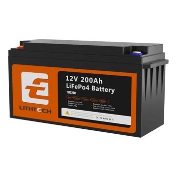 LiFePO4-akku aurinkosähköjärjestelmiin 12,8V/200Ah IP66