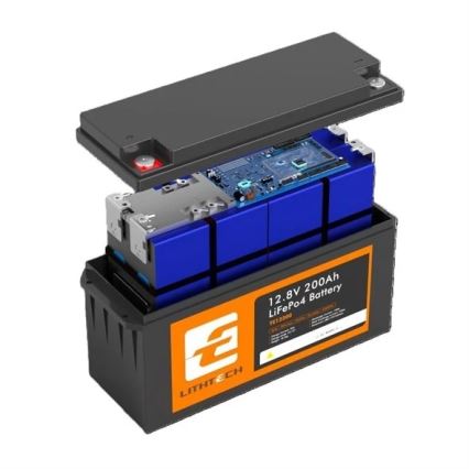 LiFePO4-akku aurinkosähköjärjestelmiin 12,8V/200Ah IP66