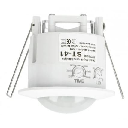 Liike- ja hämärätunnistin ST41 360° valkoinen