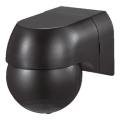 Liiketunnistin PIR 180° 400W/230V IP44 musta