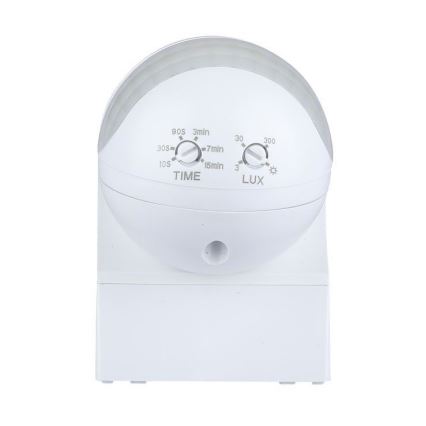 Liiketunnistin PIR 180° 800W/230V IP44 valkoinen