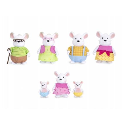 Li'l Woodzeez - Joukko hahmoja NIBBLEKIN hiiriperhe