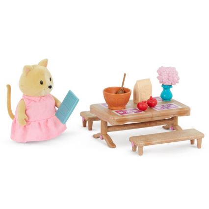 Li'l Woodzeez - Lelusarja makuuhuoneen ja ruokailutilan kalusteet