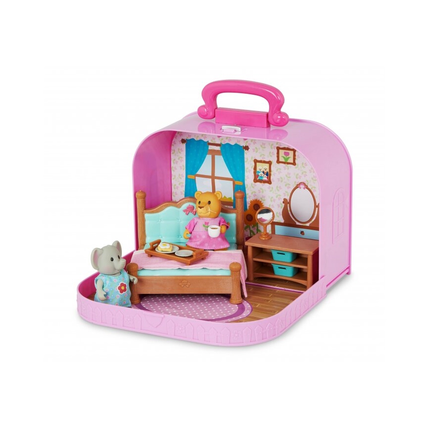 Li'l Woodzeez - Matkalaukku leikkisetti makuuhuone