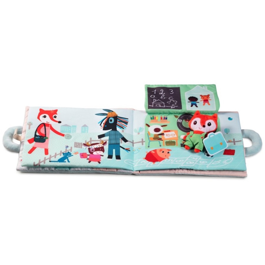 Lilliputiens - Tekstiilinen kirja Hyvää huomenta, kettu Alice