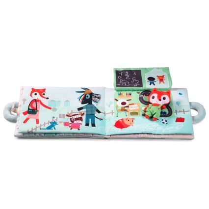 Lilliputiens - Tekstiilinen kirja Hyvää huomenta, kettu Alice