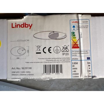 Lindby - Himmennettävä LED-kattovalaisin XENIAS LED/20W/230V