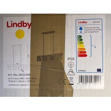 Lindby - Kattokruunu johdossa WATAN 4xE14/28W/230V