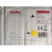 Lindby - Lattialamppu PHILEAS 1xE27/60W/230V