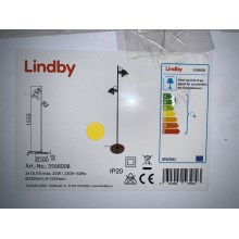 Lindby - Lattialamppu SHILA 2xGU10/25W/230V