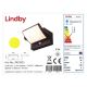 Lindby - LED aurinkoseinävalaisin anturilla SHERIN LED/3,7W/3,7V IP54