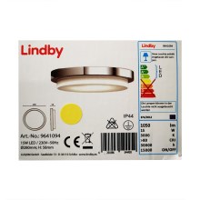 Lindby - LED-kattovalaisin kylpyhuoneeseen CORDULA LED/15W/230V IP44