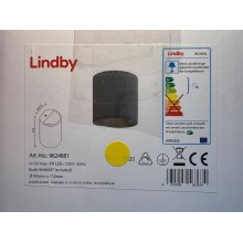 Lindby - LED-seinävalaisin EDVIN 1xG9/3W/230V betoni