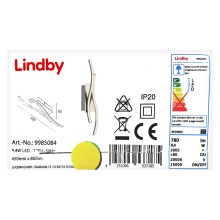 Lindby - LED Seinävalaisin SAFIA LED/9,4W/230V