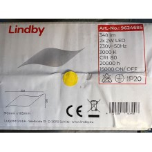 Lindby - LED-seinävalaisin SALKA 2xLED/2W/230V