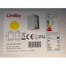 Lindby - LED Ulkoseinävalo SEVERINA LED/7W/230V IP44