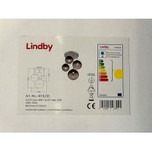Lindby - Riippukattokruunu ROBYN 2xE27/40W/230V + 2xE27/25W/230V