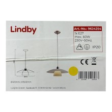 Lindby - Riippuvalaisin DOLORES 1xE27/60W/230V