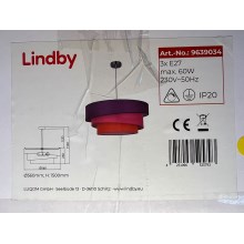 Lindby - Riippuvalaisin MELIA 3xE27/60W/230V