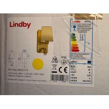 Lindby - Seinävalaisin AIDEN 1xE14/40W/230V + LED/3,1W/230V