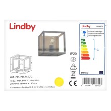 Lindby - Seinävalaisin MERON 1xE27/60W/230V