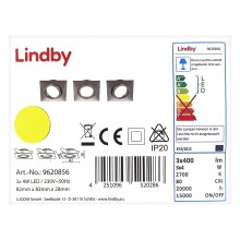 Lindby - SETTI 3x LED upotettava valo ANDREJ LED/4W/230V