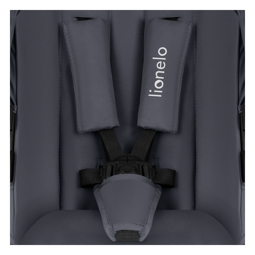 Lionelo - 2-in-1 yhdistelmävaunut AMBER PLUS harmaa grafiitti