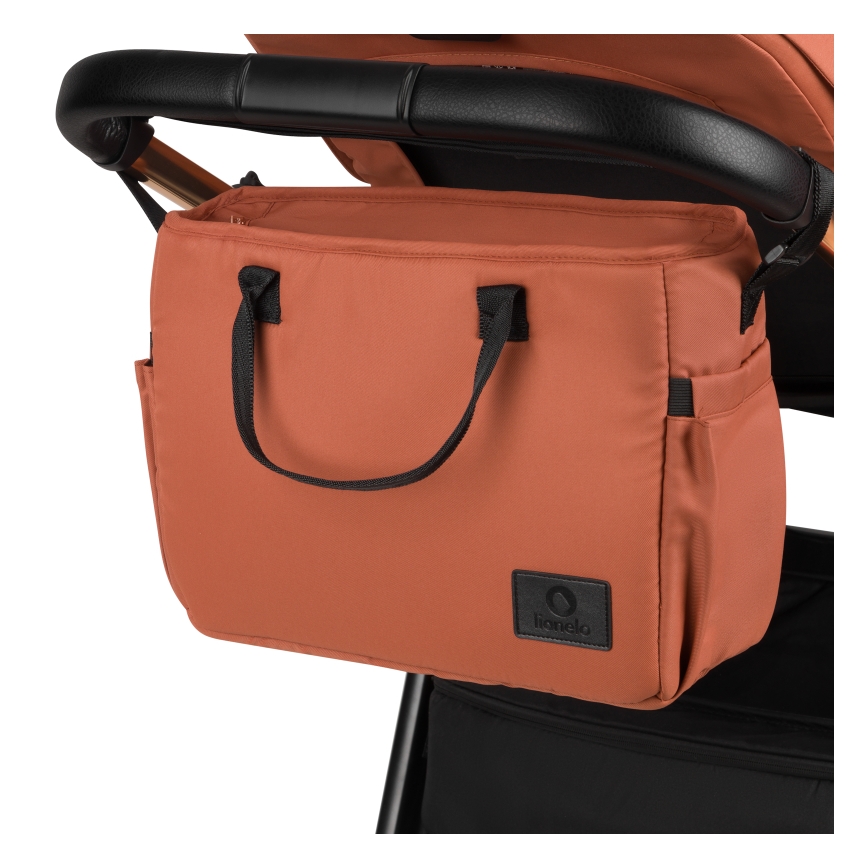 Lionelo - 2-in-1 yhdistelmävaunut LAYLA ruosteenruskea