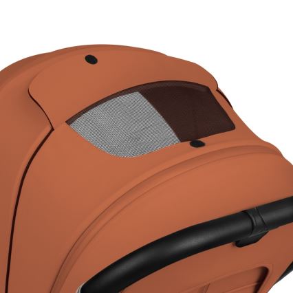 Lionelo - 2-in-1 yhdistelmävaunut MIKA PLUS Brown Rust