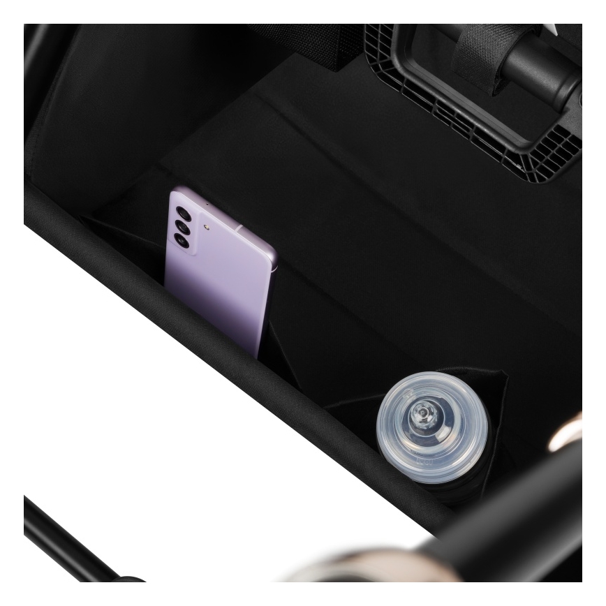 Lionelo - 2-in-1-yhdistelmävaunut MIKA PLUS Ruosteenruskea