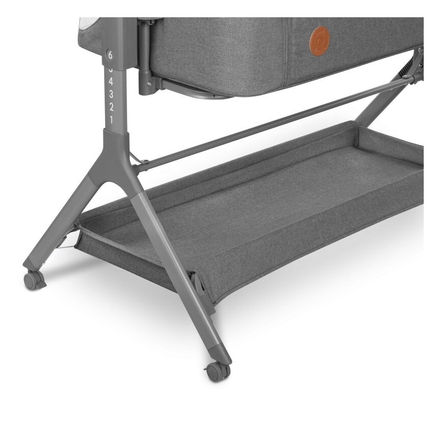 Lionelo - 3-in-1 lasten pinnasänky LEONIE PLUS, harmaa