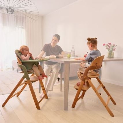 Lionelo - 3-in-1 lasten syöttötuoli MEGAN Grey Wood