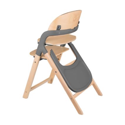 Lionelo - 3-in-1 lasten syöttötuoli MEGAN Grey Wood