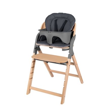 Lionelo - 3-in-1 lasten syöttötuoli MEGAN Grey Wood