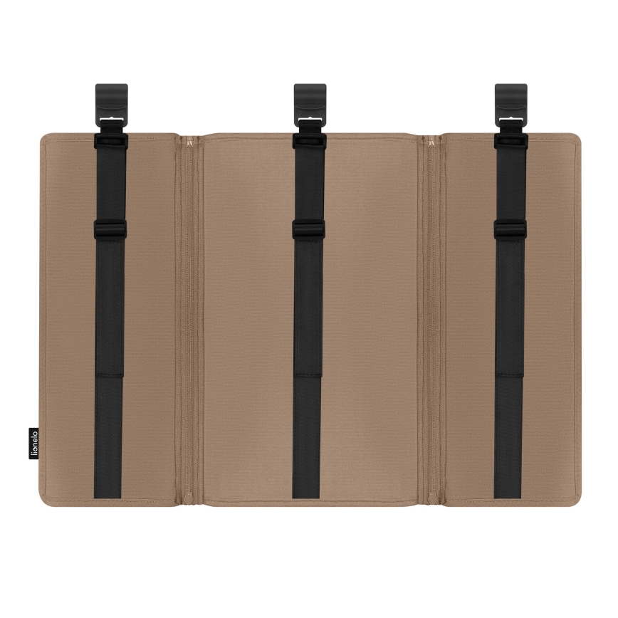 Lionelo - 3-in-1 pinnasängyn sivutasku SIDEPOCKET Beige